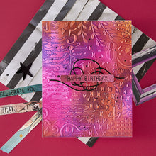 Load image into Gallery viewer, Spellbinders - 3D Embossing Folder - Beautifully Imperfect - Distress Mix. Available at Embellish Away in Bowmanville Ontario Canada. Example by brand ambassador.