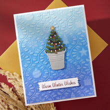 Load image into Gallery viewer, Spellbinders - 3D Embossing Folder - Country Christmas - Country Christmas. Available at Embellish Away in Bowmanville Ontario Canada. Example by brand ambassador.