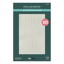 Load image into Gallery viewer, Spellbinders - 3D Embossing Folder - Modern Botanicals - Lined Corners. Available at Embellish Away in Bowmanville Ontario Canada.