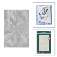 Load image into Gallery viewer, Spellbinders - 3D Embossing Folder - Modern Botanicals - Lined Corners. Available at Embellish Away in Bowmanville Ontario Canada.