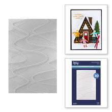 Load image into Gallery viewer, Spellbinders - 3D Embossing Folder - Ski-son's Greetings - Streamline. Available at Embellish Away in Bowmanville Ontario Canada.