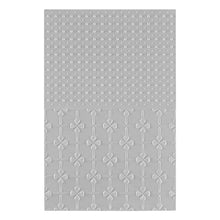 Load image into Gallery viewer, Spellbinders - 3D Embossing Folder - Tabbed Classics - Polka Dot & Posy Duo. Available at Embellish Away in Bowmanville Ontario Canada.