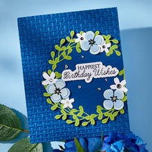Load image into Gallery viewer, Spellbinders - 3D Embossing Folder - Texture & Foliage - Linen. Available at Embellish Away in Bowmanville Ontario Canada. Example by brand ambassador.
