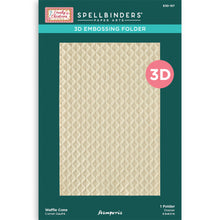 Load image into Gallery viewer, Spellbinders - 3D Embossing Folder - Waffle Cone