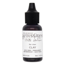 Load image into Gallery viewer, Spellbinders - BetterPress - Ink Reinker - Select from Drop Down. To reink, simply add a few drops of ink from the reinker bottle onto the ink pad and spread evenly. Available at Embellish Away located in Bowmanville Ontario Canada. Clay