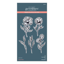 Load image into Gallery viewer, Spellbinders - BetterPress Letterpress Press Plates & Die Set - From The Presse - Flower Stems. Flower Stems Press Plate & Die Set is part of the Pressed Posies Collection. Available at Embellish Away located in Bowmanville Ontario Canada.