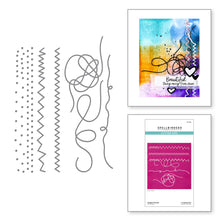 Load image into Gallery viewer, Spellbinders - Die - Beautifully Imperfect - Tangled Threads. At Embellish Away in Bowmanville Ontario Canada.