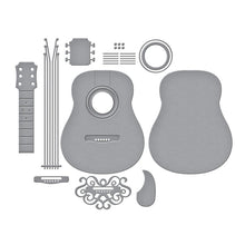 Load image into Gallery viewer, Spellbinders - Die - Bibi's Musical Notes - Majestic Guitar. Available at Embellish Away in Bowmanville Ontario Canada.