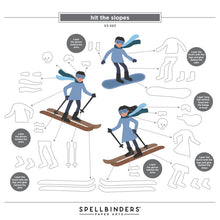 Load image into Gallery viewer, Spellbinders - Die - Ski-son's Greetings - Hit the Slopes. Available at Embellish Away in Bowmanville Ontario Canada.