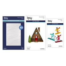 Load image into Gallery viewer, Spellbinders - Dies & 3D Folder Bundle - Ski-son's Greetings