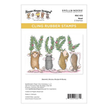 Charger l'image dans la galerie, Spellbinders - House Mouse - Cling Rubber Stamp - Noel. Noel Cling Rubber Stamp Set is part of the from House-Mouse Designs Holiday Collection with a set of two stamps. This line up of playful mice spells out a leafy NOEL accented with holiday berries. Available at Embellish Away located in Bowmanville Ontario Canada.