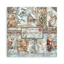 Load image into Gallery viewer, Stamperia - 12X12 Paper Pad - The Owl's House. 10 sheets. Available at Embellish Away located in Bowmanville Ontario Canada.