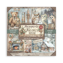 Load image into Gallery viewer, Stamperia - 8X8 Maxi Paper Pad - The Owl's House. Includes 22 sheets. Available at Embellish Away located in Bowmanville Ontario Canada.
