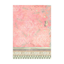 Cargar imagen en el visor de la galería, Stamperia - Assorted Rice Paper Backgrounds A6 8/Pkg - Orchids And Cats. Rice papers are wafer thin and can be used for wrapping, decoupage, painting, molding and are perfect for mixed media projects and other paper crafts. Available at Embellish Away located in Bowmanville Ontario Canada.