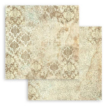Load image into Gallery viewer, Stamperia - Maxi Backgrounds Double-Sided Paper Pad 12"X12" - 10/Pkg - Brocante Antiques. The perfect addition to your cards, scrapbooks and other paper crafts! This package contains 10 12x12 inch sheets of double-sided paper. Acid free. Available at Embellish Away located in Bowmanville Ontario Canada.
