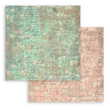 Load image into Gallery viewer, Stamperia - Maxi Backgrounds Double-Sided Paper Pad 12"X12" - 10/Pkg - Brocante Antiques. The perfect addition to your cards, scrapbooks and other paper crafts! This package contains 10 12x12 inch sheets of double-sided paper. Acid free. Available at Embellish Away located in Bowmanville Ontario Canada.