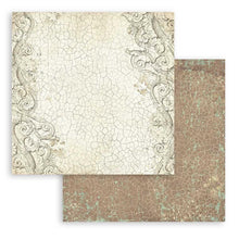 Load image into Gallery viewer, Stamperia - Maxi Backgrounds Double-Sided Paper Pad 12"X12" - 10/Pkg - Brocante Antiques. The perfect addition to your cards, scrapbooks and other paper crafts! This package contains 10 12x12 inch sheets of double-sided paper. Acid free. Available at Embellish Away located in Bowmanville Ontario Canada.