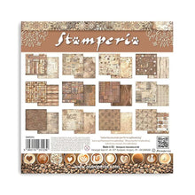 Cargar imagen en el visor de la galería, Stamperia - Backgrounds Double-Sided Paper Pad 8"X8" - 10/Pkg - Coffee And Chocolate. All you need for scrapbooking! This package contains ten 8x8 inch sheets of double-sided paper, each in different designs. Acid free. Available at Embellish Away located in Bowmanville Ontario Canada.