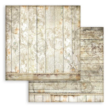 Cargar imagen en el visor de la galería, Stamperia - Backgrounds Double-Sided Paper Pad 8"X8" - 10/Pkg - Songs Of The Sea. The perfect start to your scrapbooks, cards and more! This package contains ten 8x8 inch double-sided sheets with a different design on each side. Available at Embellish Away located in Bowmanville Ontario Canada.