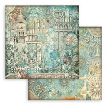 Load image into Gallery viewer, Stamperia - Backgrounds Double-Sided Paper Pad 8"X8" - 10/Pkg - Sir Vagabond In Fantasy World. The perfect start to your scrapbooks, cards and more! Available at Embellish Away located in Bowmanville Ontario Canada.
