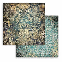 Load image into Gallery viewer, Stamperia - Backgrounds Double-Sided Paper Pad 8"X8" - 10/Pkg - Sir Vagabond In Fantasy World. The perfect start to your scrapbooks, cards and more! Available at Embellish Away located in Bowmanville Ontario Canada.