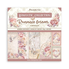 Cargar imagen en el visor de la galería, Stamperia - Double-Sided Paper Pad 8"X8" - 10/Pkg - Romance Forever. All you need for scrapbooking! This package contains 10 sheets of 8x8 double-sided cardstock. Available in a variety of designs, each sold separately. Acid Free. Available at Embellish Away located in Bowmanville Ontario Canada.