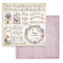 Load image into Gallery viewer, Stamperia - Double-Sided Paper Pad 12"X12" - 10/Pkg - Lavender, 10 Designs/1 Each. All you need for scrapbooking! Available in a variety of designs, each sold separately. Available at Embellish Away located in Bowmanville Ontario Canada.