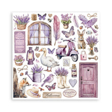 Load image into Gallery viewer, Stamperia - Double-Sided Paper Pad 12"X12" - 10/Pkg - Lavender, 10 Designs/1 Each. All you need for scrapbooking! Available in a variety of designs, each sold separately. Available at Embellish Away located in Bowmanville Ontario Canada.