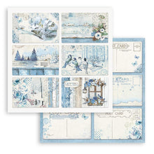 Load image into Gallery viewer, Stamperia - Double-Sided Paper Pad 12"X12" - 10/Pkg - Blue Land. All you need for scrapbooking! Available in a variety of designs, each sold separately. Contains ten sheets of 12x12 inch sheets of double sided paper, each with a different design. Available at Embellish Away located in Bowmanville Ontario Canada.