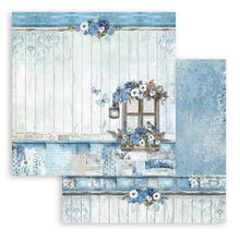 Load image into Gallery viewer, Stamperia - Double-Sided Paper Pad 12"X12" - 10/Pkg - Blue Land. All you need for scrapbooking! Available in a variety of designs, each sold separately. Contains ten sheets of 12x12 inch sheets of double sided paper, each with a different design. Available at Embellish Away located in Bowmanville Ontario Canada.