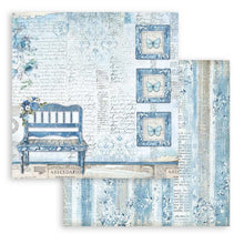 Load image into Gallery viewer, Stamperia - Double-Sided Paper Pad 8"X8" - 10/Pkg - Blue Land. All you need for scrapbooking! Available in a variety of designs, each sold separately. This package contains ten 8x8 inch sheets of double-sided paper, each with a different design. Available at Embellish Away located in Bowmanville Ontario Canada.