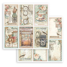 Load image into Gallery viewer, Stamperia - Double-Sided Paper Pad 12"X12" - 10/Pkg - Brocante Antiques. Start your project off right with the perfect paper for scrapbook pages, greeting cards, bookmarks, gift cards, mixed media and much more! Available at Embellish Away located in Bowmanville Ontario Canada.