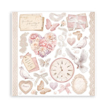 Load image into Gallery viewer, Stamperia - Double-Sided Paper Pad 12"X12" - 10/Pkg - Romance Forever. Start your project off right with the perfect paper for scrapbook pages, greeting cards, bookmarks, gift cards, mixed media and much more! Available at Embellish Away located in Bowmanville Ontario Canada.