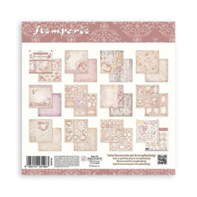 Cargar imagen en el visor de la galería, Stamperia - Double-Sided Paper Pad 8"X8" - 10/Pkg - Romance Forever. All you need for scrapbooking! This package contains 10 sheets of 8x8 double-sided cardstock. Available in a variety of designs, each sold separately. Acid Free. Available at Embellish Away located in Bowmanville Ontario Canada.