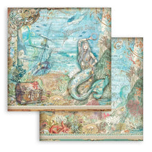 Cargar imagen en el visor de la galería, Stamperia - Double-Sided Paper Pad 8"X8" - 10/Pkg - Songs Of The Sea. The perfect start to your scrapbooks, cards and more! This package contains ten 8x8 inch double-sided sheets with a different design on each side. Available at Embellish Away located in Bowmanville Ontario Canada.