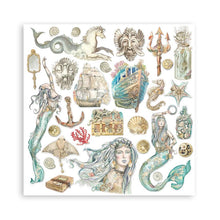 Cargar imagen en el visor de la galería, Stamperia - Double-Sided Paper Pad 12"X12" - 10/Pkg - Songs Of The Sea. The perfect addition to your cards, scrapbooks and other paper crafts! This package contains 10 12X12 inch sheets of double-sided paper. Acid free. Available at Embellish Away located in Bowmanville Ontario Canada.