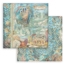 Cargar imagen en el visor de la galería, Stamperia - Double-Sided Paper Pad 8"X8" - 10/Pkg - Songs Of The Sea. The perfect start to your scrapbooks, cards and more! This package contains ten 8x8 inch double-sided sheets with a different design on each side. Available at Embellish Away located in Bowmanville Ontario Canada.