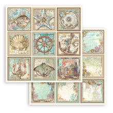 Cargar imagen en el visor de la galería, Stamperia - Double-Sided Paper Pad 12"X12" - 10/Pkg - Songs Of The Sea. The perfect addition to your cards, scrapbooks and other paper crafts! This package contains 10 12X12 inch sheets of double-sided paper. Acid free. Available at Embellish Away located in Bowmanville Ontario Canada.