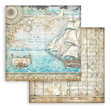 Cargar imagen en el visor de la galería, Stamperia - Double-Sided Paper Pad 8"X8" - 10/Pkg - Songs Of The Sea. The perfect start to your scrapbooks, cards and more! This package contains ten 8x8 inch double-sided sheets with a different design on each side. Available at Embellish Away located in Bowmanville Ontario Canada.