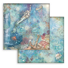 Cargar imagen en el visor de la galería, Stamperia - Double-Sided Paper Pad 8"X8" - 10/Pkg - Songs Of The Sea. The perfect start to your scrapbooks, cards and more! This package contains ten 8x8 inch double-sided sheets with a different design on each side. Available at Embellish Away located in Bowmanville Ontario Canada.