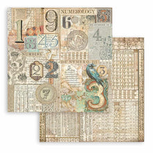 Load image into Gallery viewer, Stamperia - Double-Sided Paper Pad 12"X12" - 10/Pkg - Fortune. Start your paper craft projects with the perfect papers. Ideal for scrapbook pages, greeting cards and more! Acid free. Package contains ten double-sided 12x12 inch sheets (20 designs total). Available at embellish Away located in Bowmanville Ontario Canada