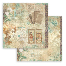 Load image into Gallery viewer, Stamperia - Double-Sided Paper Pad 12"X12" - 10/Pkg - Fortune. Start your paper craft projects with the perfect papers. Ideal for scrapbook pages, greeting cards and more! Acid free. Package contains ten double-sided 12x12 inch sheets (20 designs total). Available at embellish Away located in Bowmanville Ontario Canada