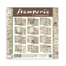 Load image into Gallery viewer, Stamperia - Double-Sided Paper Pad 12"X12" - 10/Pkg - Brocante Antiques. Start your project off right with the perfect paper for scrapbook pages, greeting cards, bookmarks, gift cards, mixed media and much more! Available at Embellish Away located in Bowmanville Ontario Canada.