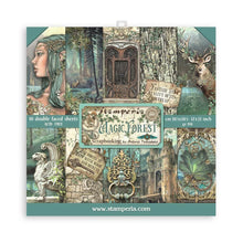 Cargar imagen en el visor de la galería, Stamperia - Double-Sided Paper Pad 12"X12" - 10/Pkg - Magic Forest, 10 Designs/1 Each. Start your project off right with the perfect paper for scrapbook pages, greeting cards, bookmarks, gift cards, mixed media and much more! Available at Embellish Away located in Bowmanville Ontario Canada.