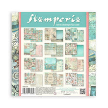 Load image into Gallery viewer, Stamperia - Double-Sided Paper Pad 8"X8" - 10/Pkg - Wonderland, 10 Designs/1 Each. Available in a variety of designs, each sold separately. Contains ten 8x8 inch sheets of double-sided paper, each with a different design. Acid free. Available at Embellish Away located in Bowmanville Ontario Canada.