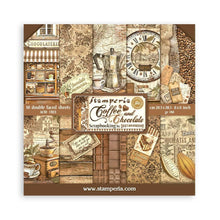 Cargar imagen en el visor de la galería, Stamperia - Double-Sided Paper Pad 8"X8" - 10/Pkg - Coffee And Chocolate. All you need for scrapbooking! This package contains ten 8x8 inch sheets of double-sided paper, each in different designs. Acid free Available at Embellish Away located in Bowmanville Ontario Canada.