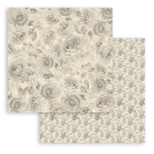 Load image into Gallery viewer, Stamperia - Double-Sided paper Pad 12"X12" - 10/Pkg - Shabby Rose. Available in a variety of designs, each sold separately. Contains ten sheets of 12x12 inch sheets of double sided paper, each with a different design. Acid free. Available at Embellish Away located in Bowmanville Ontario Canada.