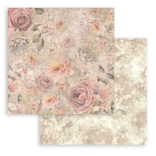 Load image into Gallery viewer, Stamperia - Double-Sided paper Pad 12"X12" - 10/Pkg - Shabby Rose. Available in a variety of designs, each sold separately. Contains ten sheets of 12x12 inch sheets of double sided paper, each with a different design. Acid free. Available at Embellish Away located in Bowmanville Ontario Canada.