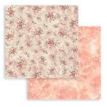 Load image into Gallery viewer, Stamperia - Double-Sided paper Pad 12"X12" - 10/Pkg - Shabby Rose. Available in a variety of designs, each sold separately. Contains ten sheets of 12x12 inch sheets of double sided paper, each with a different design. Acid free. Available at Embellish Away located in Bowmanville Ontario Canada.