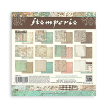 Load image into Gallery viewer, Stamperia - Maxi Backgrounds Double-Sided Paper Pad 12"X12" - 10/Pkg - Brocante Antiques. The perfect addition to your cards, scrapbooks and other paper crafts! This package contains 10 12x12 inch sheets of double-sided paper. Acid free. Available at Embellish Away located in Bowmanville Ontario Canada.